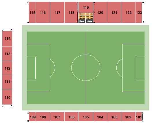 Bold Stadium - Austin Soccer Seating Chart
