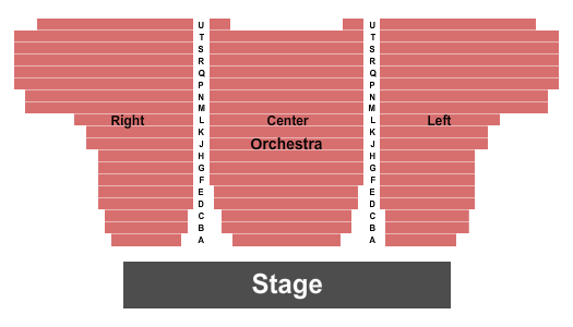 Boman Fine Arts Center Endstage Seating Chart