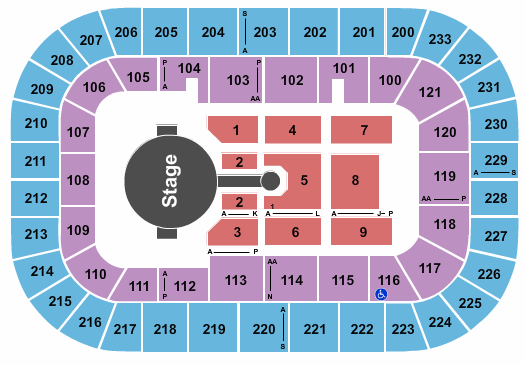 Bon Secours Wellness Arena Blake Shelton Seating Chart