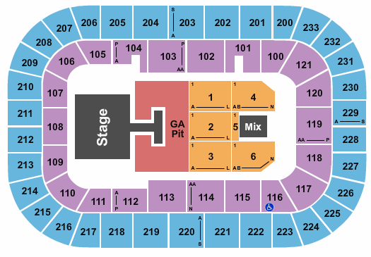Bon Secours Seating Chart With Rows And Seat Numbers