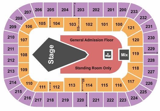 Seating Chart Bon Secours