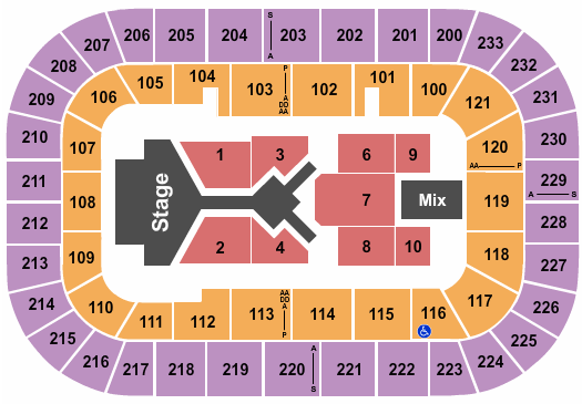 Bon Secours Wellness Arena Dude Perfect 2023 Seating Chart
