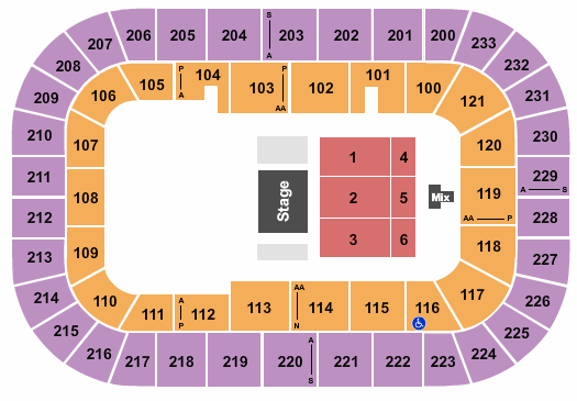 Bon Secours Wellness Arena Gaither Vocal Band Seating Chart