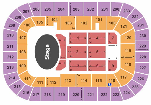 Bon Secours Wellness Arena Garth Brooks Seating Chart