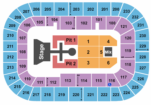Bon Secours Wellness Arena Kingdom Tour Seating Chart