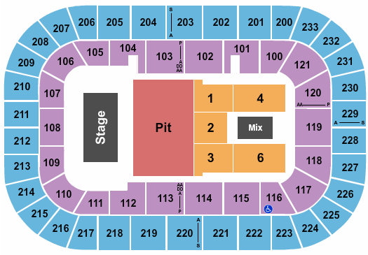Bon Secours Wellness Arena seating chart event tickets center