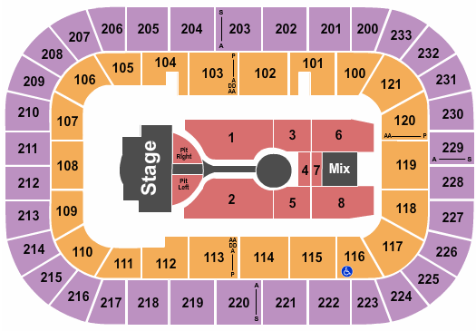 Bon Secours Wellness Arena Michael Buble Seating Chart