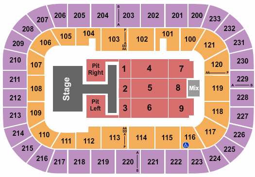 Bon Secours Wellness Arena Old Dominion Seating Chart