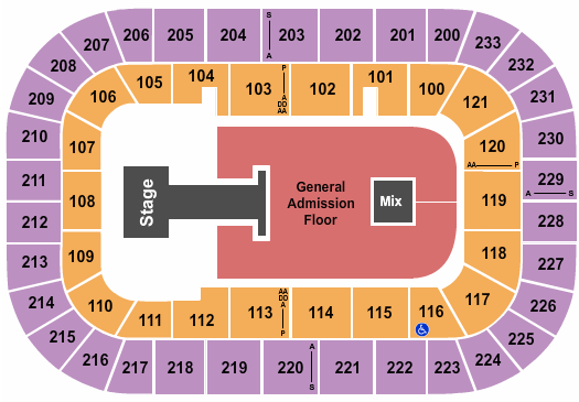 Bon Secours Wellness Arena Shinedown Seating Chart