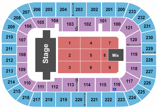 Bon Secours Arena Seating Chart