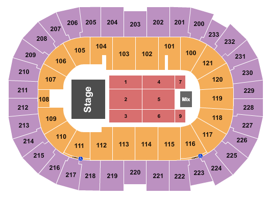 Bon Secours Wellness Arena Endstage 5 Seating Chart