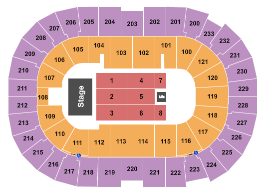 Bon Secours Wellness Arena Endstage 6 Seating Chart