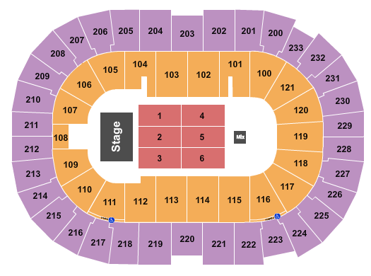 Bon Secours Wellness Arena Endstage 8 Seating Chart