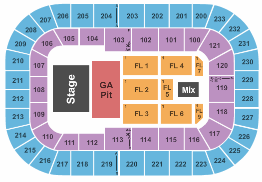 Bon Secours Wellness Arena Pearl Jam Seating Chart