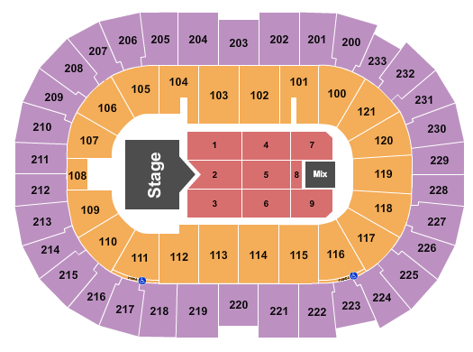 Bon Secours Wellness Arena Rascal Flatts 1 Seating Chart