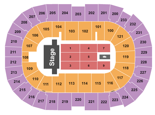 Bon Secours Wellness Arena TSO Seating Chart