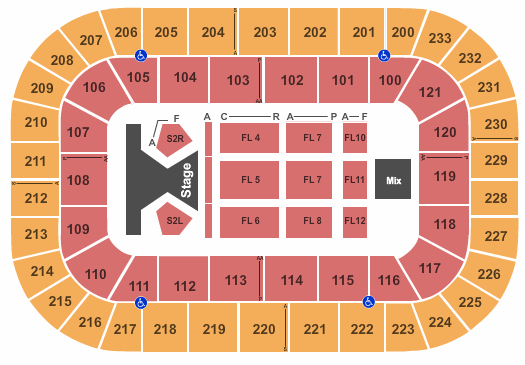 Bon Secours Wellness Arena Tim McGraw Seating Chart