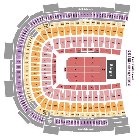 Boone Pickens Stadium Endstage Pit Seating Chart