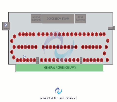 Koka Booth Amphitheatre At Regency Park Tables Seating Chart