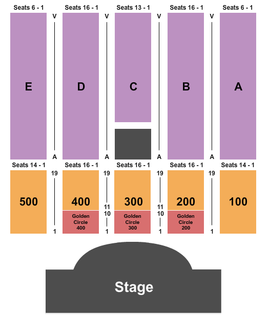 Ticket Atlantic Seating Chart