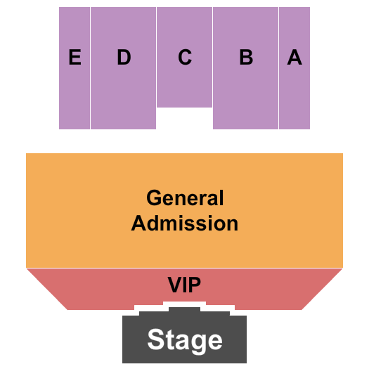 Borgata Event Center VIP/GA/Res Seating Chart