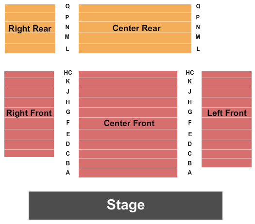Boston Conservatory Theater End Stage Seating Chart