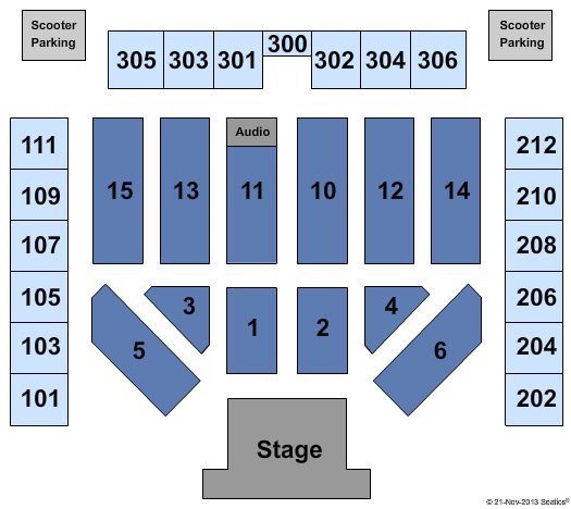 Boston Convention & Exhibition Center End Stage Seating Chart