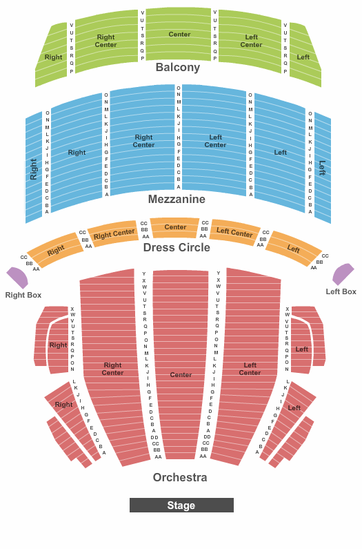 Bank Theater Chicago Seating Chart View