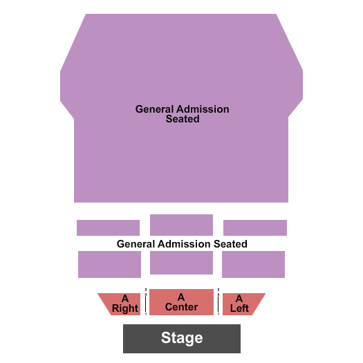 Boulder Theater Endstage GA Floor 3 Seating Chart