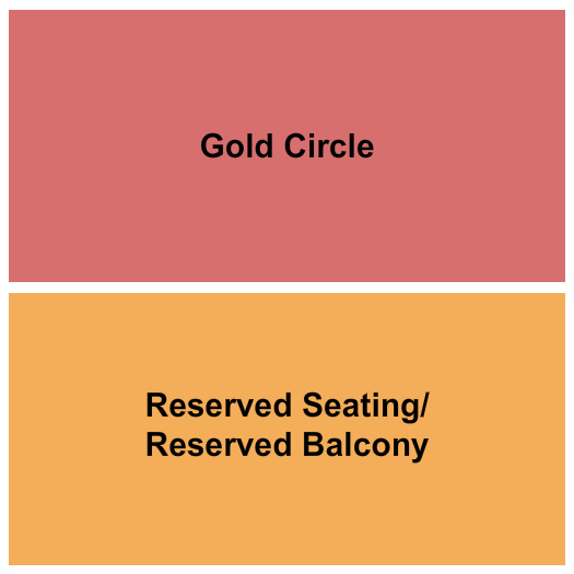 Boulder Theater Gold Circle & Reserved Seating/Reserved Balcony Seating Chart