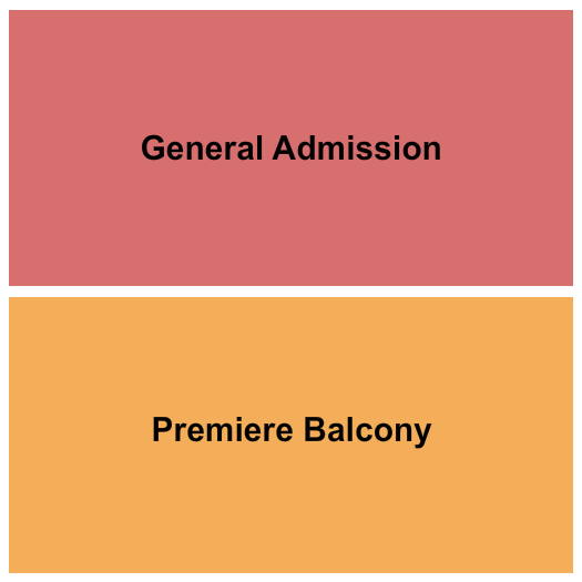 Bourbon Theatre - NE GA/Prem Balc Seating Chart