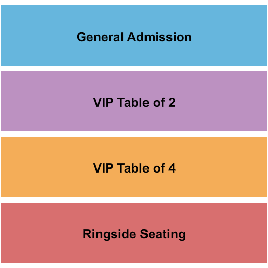 Bourbon Theatre - NE GA/Table2&4/Ringside Seating Chart