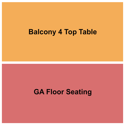 Bourbon Theatre - NE GA/Balcony 4 Seating Chart