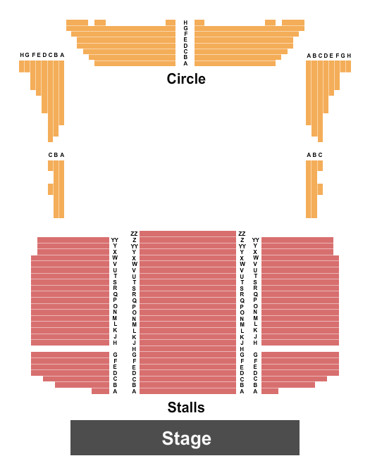 Bournemouth Pavilion Theatre End Stage Seating Chart