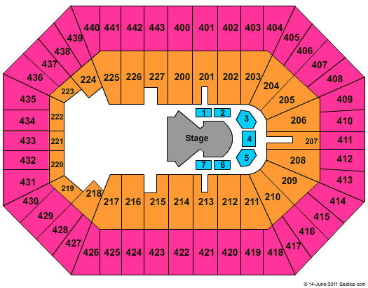 BMO Harris Bradley Center Quidam Seating Chart