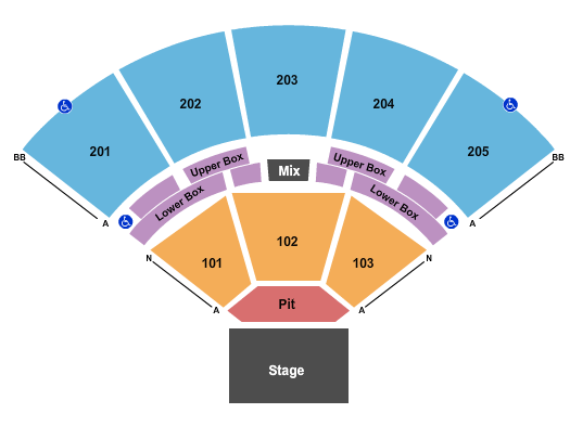 Brandon Amphitheater Imagine Dragons Seating Chart