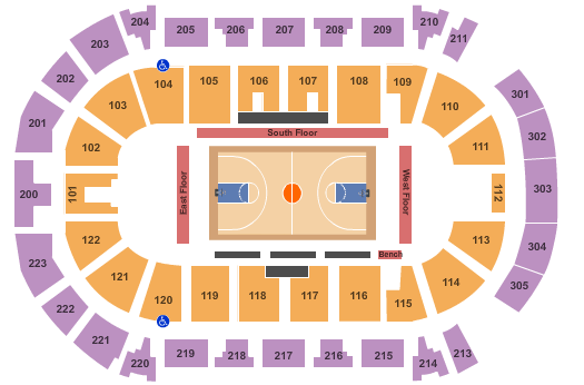 Brandt Centre - Evraz Place Basketball Seating Chart