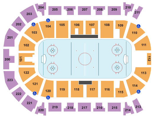 Brandt Centre - Evraz Place Hockey Seating Chart