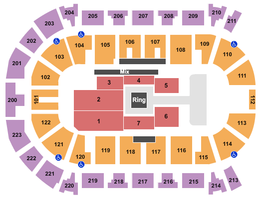 Brandt Centre - Evraz Place Wrestling - AEW Seating Chart