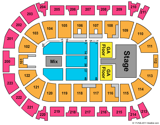 Brandt Centre - Evraz Place Katy Perry Seating Chart