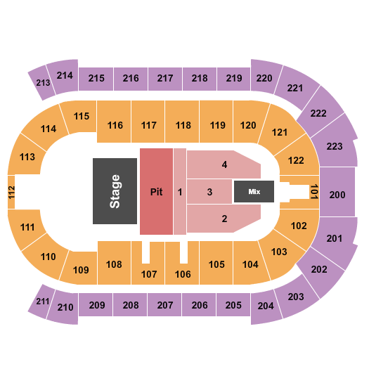 Brandt Centre - Evraz Place Mother Mother Seating Chart
