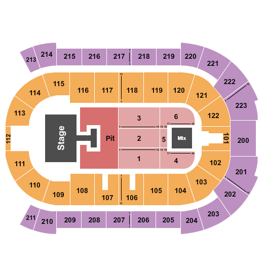 Brandt Centre - Evraz Place Riley Green Seating Chart