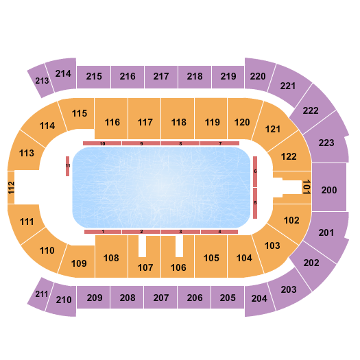 Brandt Centre - Evraz Place Stars On Ice Seating Chart
