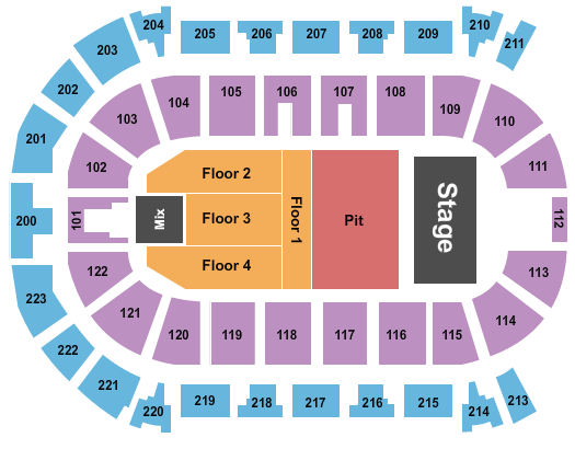 Brandt Centre - Evraz Place The Offspring Seating Chart