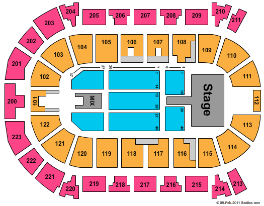 Brandt Centre - Evraz Place Toby Keith Seating Chart