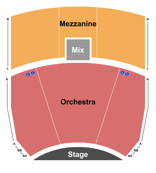Brava Theater Center End Stage Seating Chart
