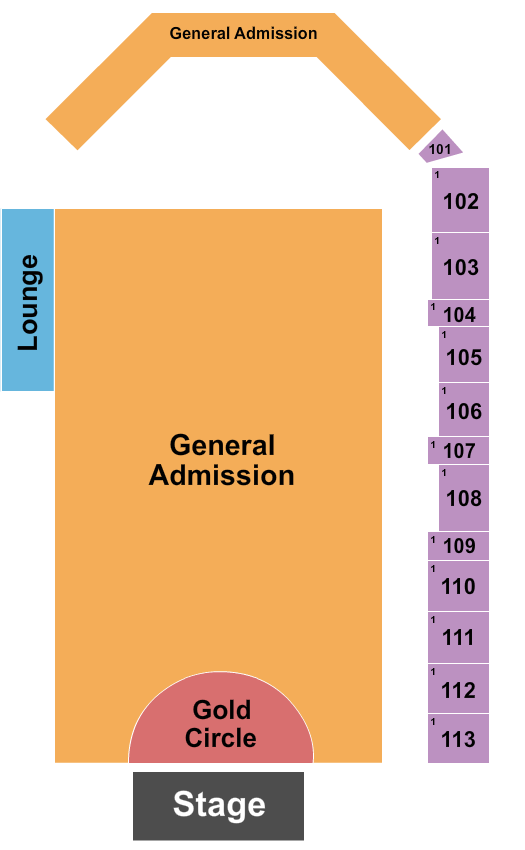 Breese Stevens Field Endstage GA & GC Seating Chart