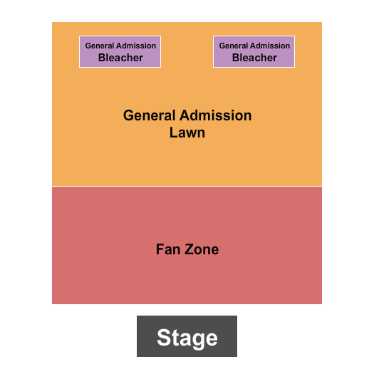 Brian Miller Stage at Grant County Fairgrounds Fan Zone Seating Chart