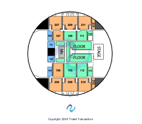 Brick Breeden Fieldhouse End Stage2 Seating Chart