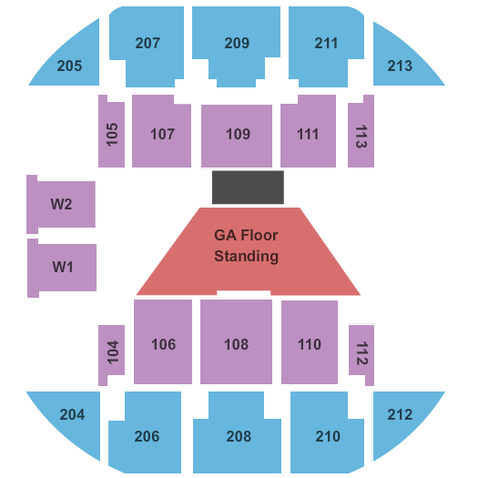 Brick Breeden Fieldhouse Bastille Seating Chart